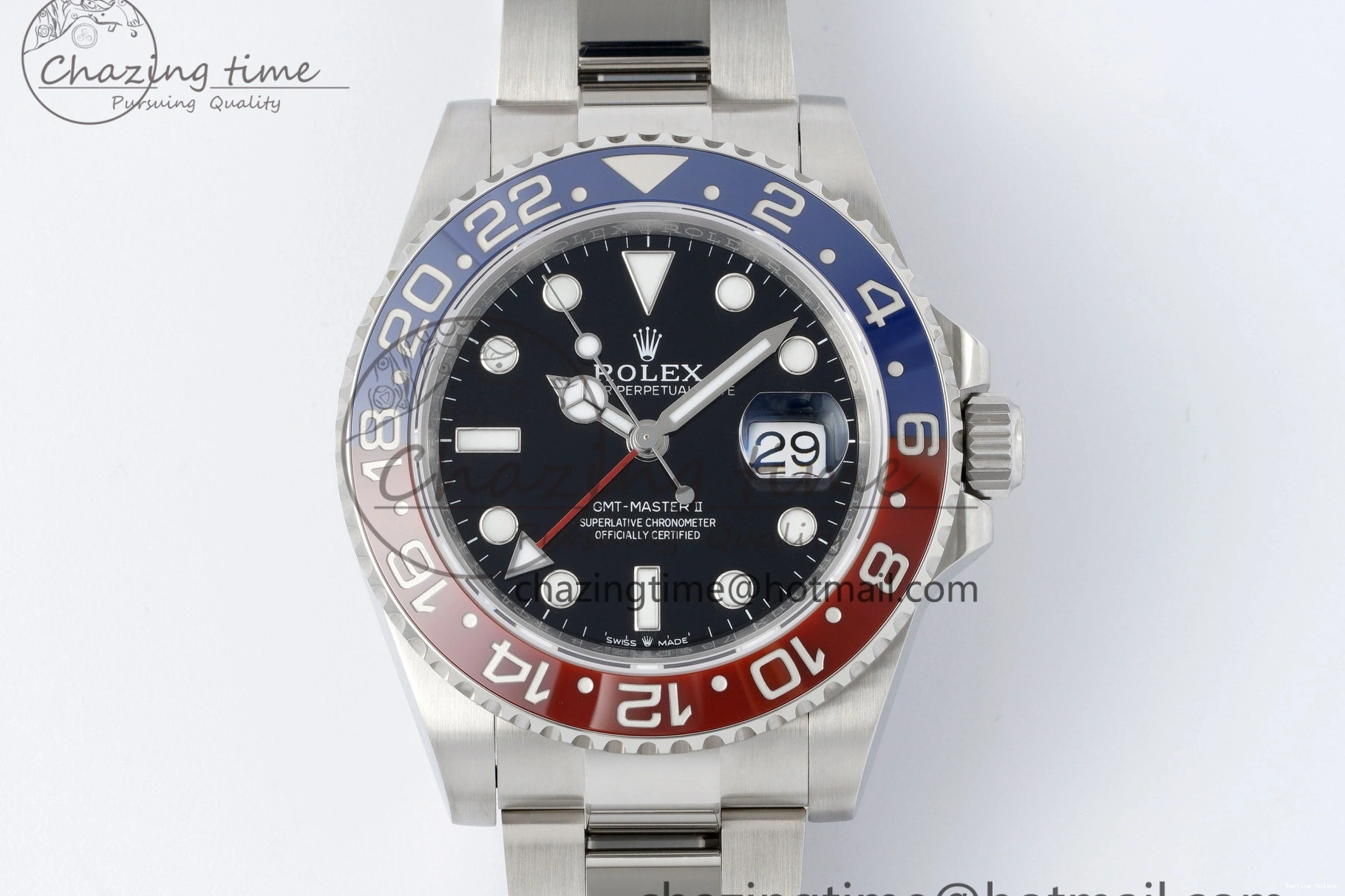 0111 ZeroBulk GMT Master II 126710 BLRO 904L SS KING Factory 1:1 Best Edition on Oyster Bracelet K3285 CHS 2073